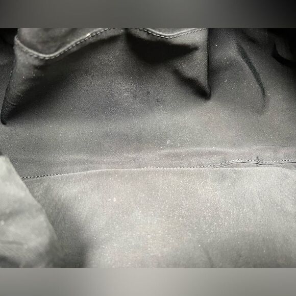 Chanel Soft Bowling Bag Chevron Aged Claf Skin Large Bag - Picture 9 of 13